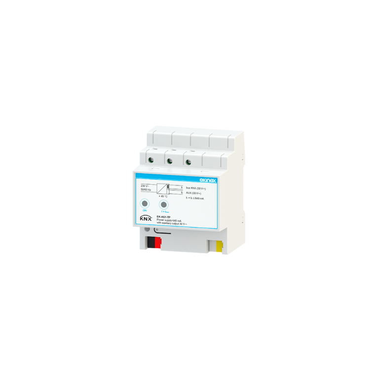 منبع تغذیه باس 640 میلی آمپر برند Ekinex با خروجی کمکی 30 Vdc