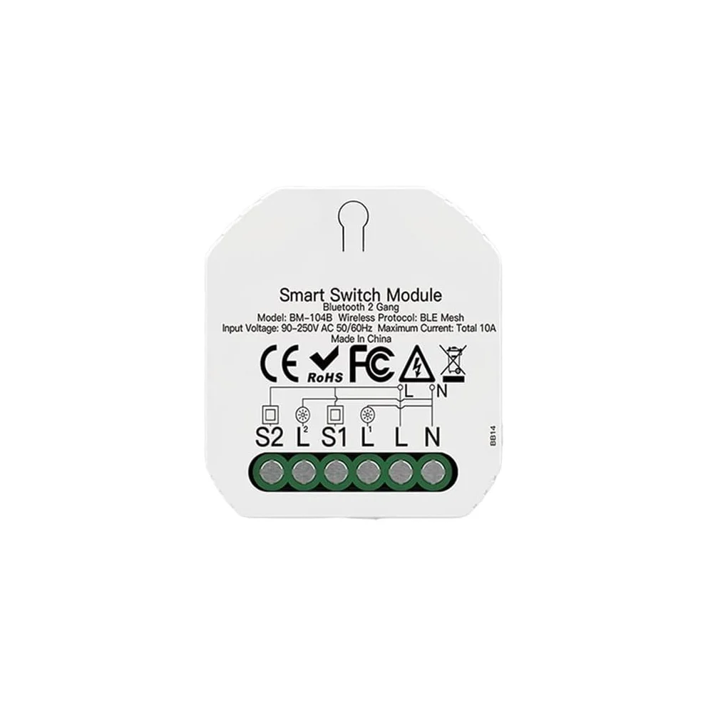 رله دو کانال پشت کلیدی Zigbee+RF اسمارت لایف-تویا-خانه های هوشمند