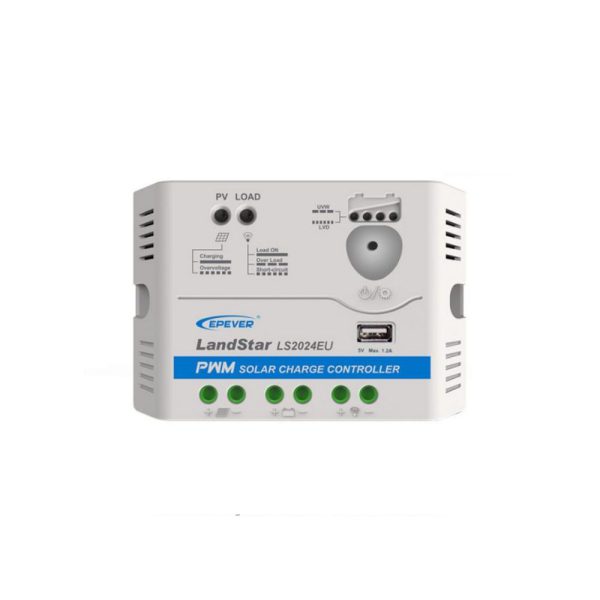 شارژ کنترلر 20A و 24V مدل LS2024EU سری PWM برند اپور EPEVER