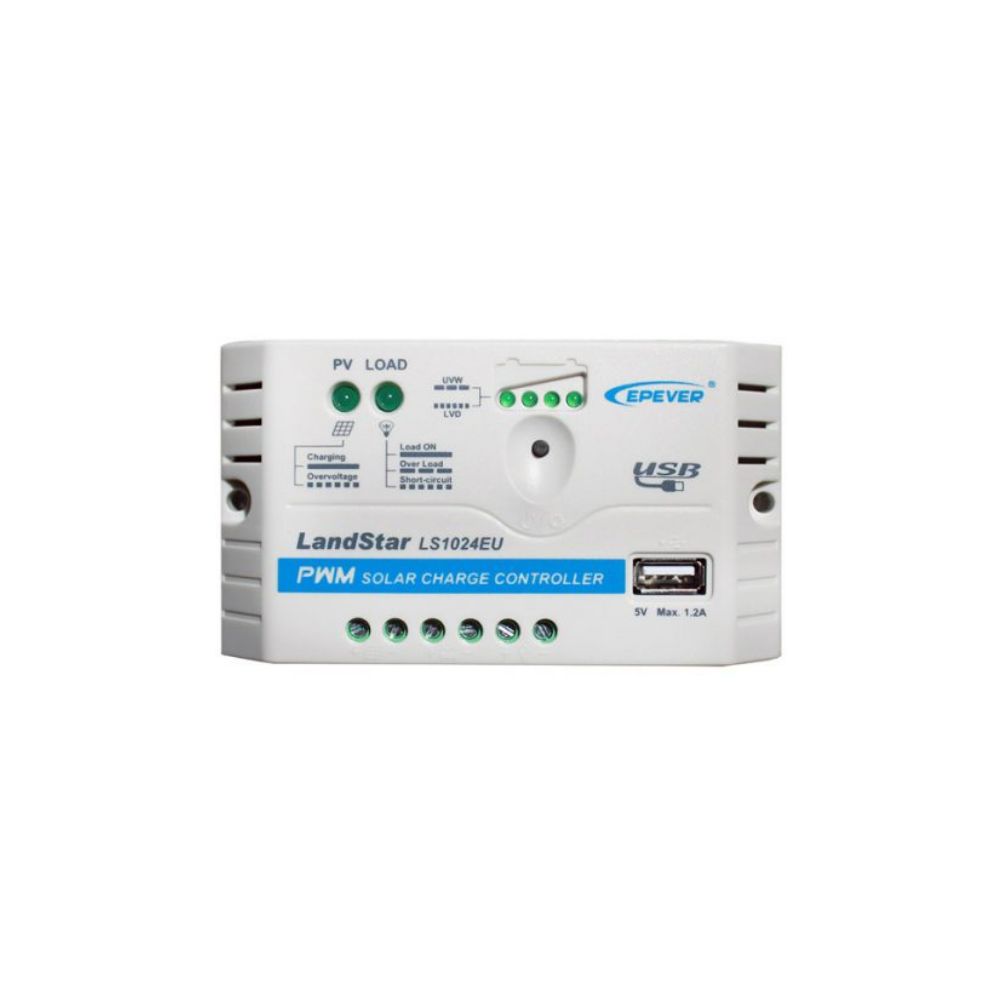 شارژ کنترلر 10A و 24V مدل LS1024E/EU سری PWM برند اپور EPEVER شارژ کنترلر 10A و 24V مدل LS1024E/EU سری PWM برند اپور EPEVER