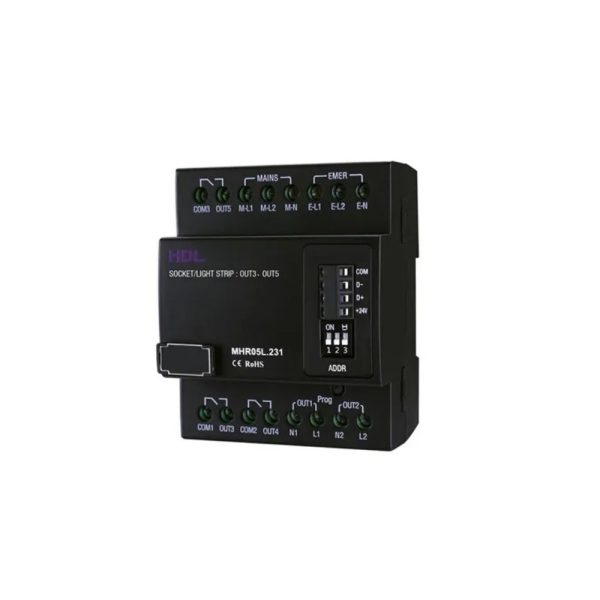 رله دیمرینگ ۴ کانال جهانی مدل MHD04A.231 اچ دی ال HDL