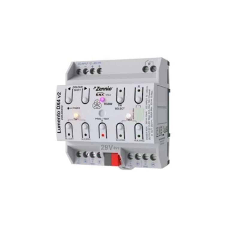 رله PWM چهارکاناله هوشمند KNX مدل ZDILDX4V2 زنیو Zennio