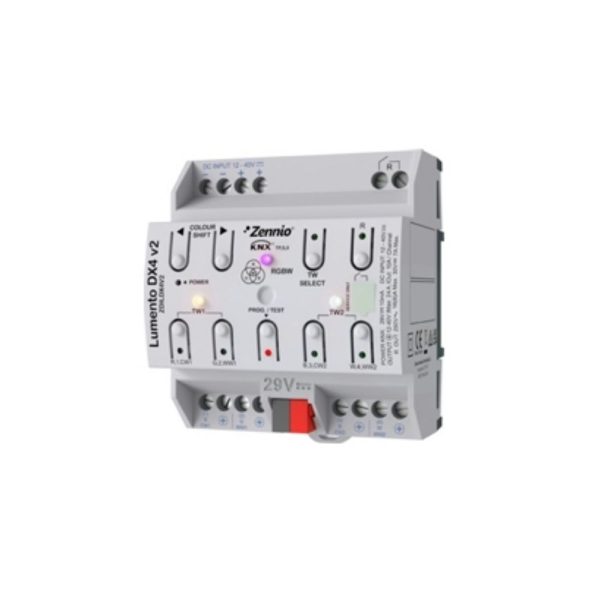 رله PWM چهارکاناله هوشمند KNX مدل ZDILDX4V2 زنیو Zennio
