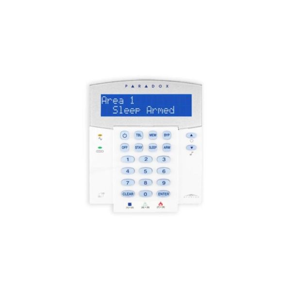 صفحهنمایش LCD با وضوح بالا پشتیبانی از کدهای کاربری یکپارچهسازی کامل با کنترل پنلهای پارادوکس امکان برنامهریزی و شخصیسازی پشتیبانی از راهنمای صوتی بدنه مستحکم و مقاوم نمایش وضعیت زونها اطلاعرسانی سریع رویدادها کیپد LCD مدل K32LX پارادوکس Paradox
