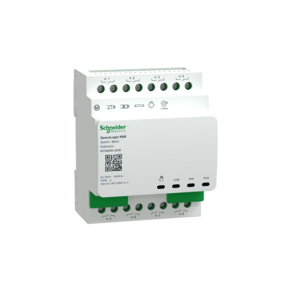 کنترلکننده روشنایی و پرده اکستنشن مدل MTN6805-0008 سری Space Logic اشنایدر Schneider کنترلکننده روشنایی و پرده اکستنشن مدل MTN6805-0008 سری Space Logic اشنایدر Schneider