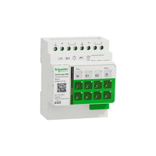 کنترل دیمر مستر 2 کانال 350 وات مدل MTN6710-0102 سری Space Logic اشنایدر Schneider