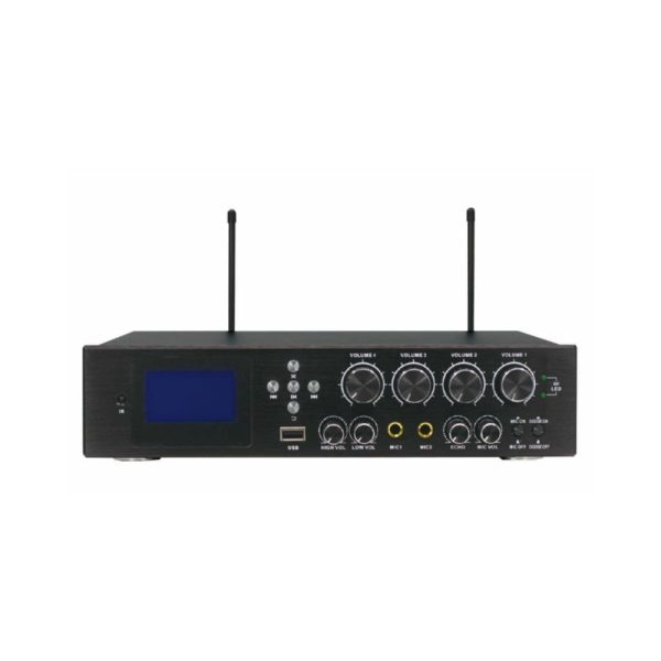 آمپلی‌فایر رومیزی 4 کانال مدل JX600-4 اسمارت لایف-تویا Smartlife-TUYA