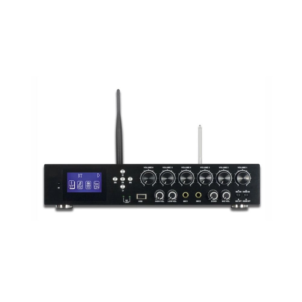 آمپلیفایر رومیزی 6 کانال مدل JX600-6 اسمارت لایف-تویا Smartlife-TUYA آمپلیفایر رومیزی 6 کانال مدل JX600-6 اسمارت لایف-تویا Smartlife-TUYA