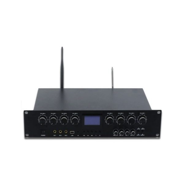 آمپلی‌فایر رومیزی 8 کانال مدل JX600-8 اسمارت لایف-تویا Smartlife-TUYA