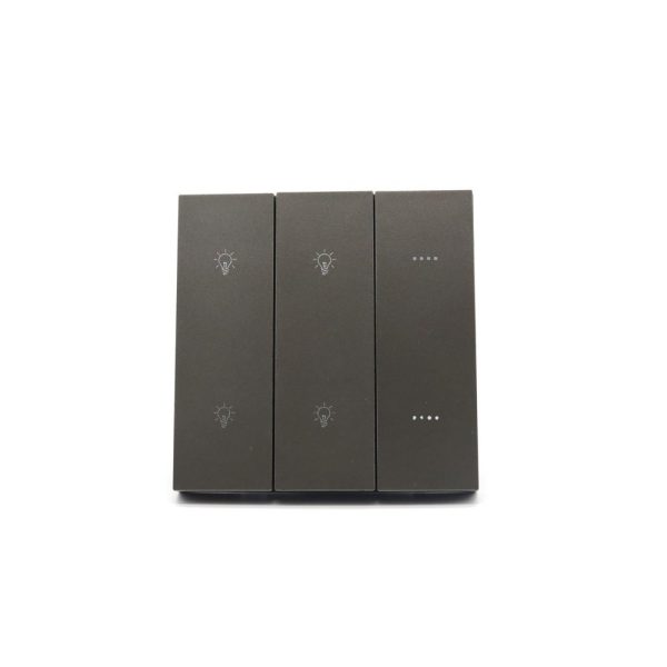 کلید BUTTON PUSH به همراه پل روشنایی + پل سناریو سری مات گیک لینک GEEKLINK