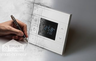 کلید ترموستاتیک خانه هوشمند knx