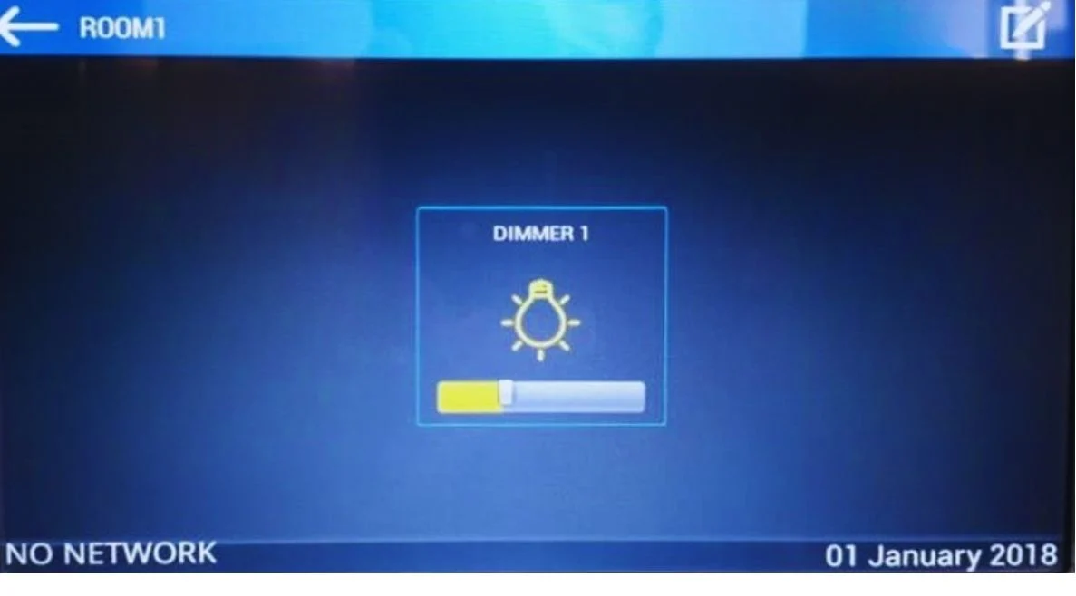تغییر میزان روشنایی نور LED در نمایشگر Multitek