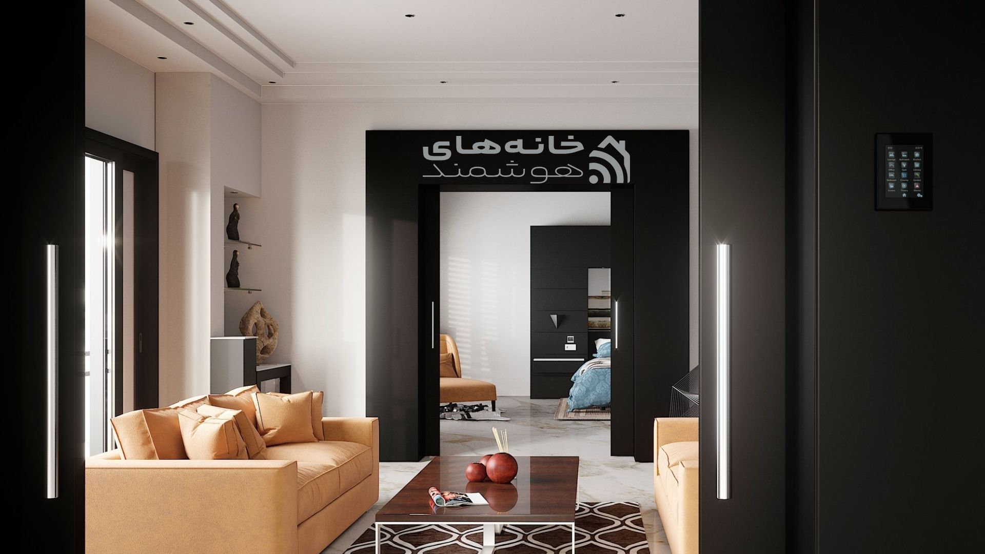 تاچ پنل زنیو در خانه هوشمند تاچ پنل زنیو در خانه هوشمند